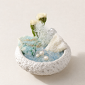 Blue Zodiac Crystal Planter