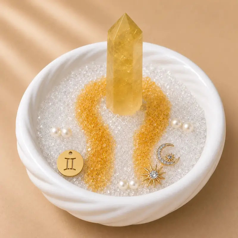 Gemini DIY zodiac crystal desk garden kit